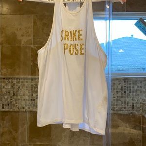 White tank work out top